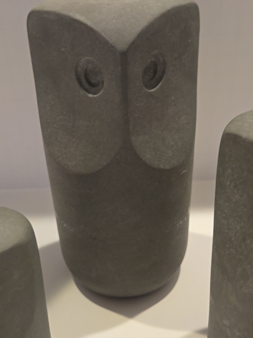 IKEA TONAD decoration set of 3 Concrete Owls Gray Statue Accents - Picture 6 of 12